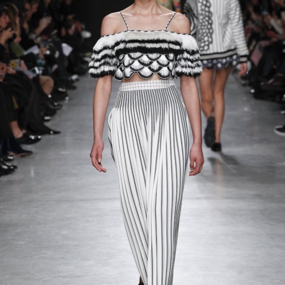 Rahul Mishra Winter Marigold Crop Top - Picture 4 of 4